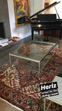 7' x 9'3" Vintage Heriz Rug / Large Vintage Rug - Blue Parakeet Rugs