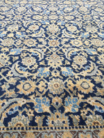 8 x 11’3 Antique Persian Tabriz Rug (#1030) - Blue Parakeet Rugs