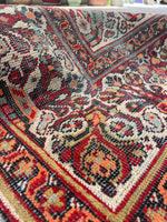 6x9 Antique Persian Paisley Mahal Rug #2182 - Blue Parakeet Rugs