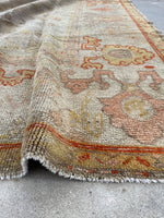 8’1 x 11’1 Antique 19th Century Rug # 2404ML / Large Vintage Rug / Neutral Rug / Beige Rug - Blue Parakeet Rugs