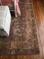 7 x 9 Kerman Rug / Large Oriental Rug / 7x9 Vintage Rug - Blue Parakeet Rugs