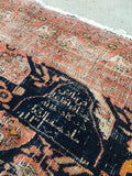 6' x 15'10" Antique 19th Century Mashhad rug #2278 - Blue Parakeet Rugs