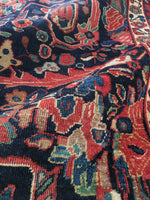 11x14 Antique Persian Ferahan Sarouk (#1381) - Blue Parakeet Rugs