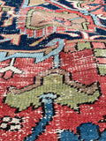 8'4 x 11'7 Antique Tribal Mountain rug #2070 / 8x12 Vintage Rug - Blue Parakeet Rugs