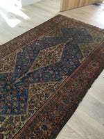 5'2 x 9'4 Antique Persian Ferahan Sarouk / Large Vintage Rug (#229) - Blue Parakeet Rugs