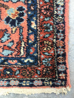 2’6 x 6’4 Antique Lilihan Runner - Blue Parakeet Rugs