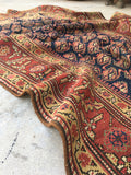 3’9 x 15’4 Antique Kurdish Runner (#1370) - Blue Parakeet Rugs