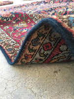 7’9 x 11’2 Antique 1920s Tabriz Rug (#1357) - Blue Parakeet Rugs