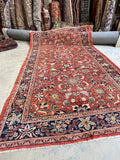 6’7 x 11’ Antique Persian Mahal rug #2678 - Blue Parakeet Rugs