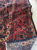 11x14 Antique Persian Ferahan Sarouk (#1381) - Blue Parakeet Rugs