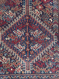 5'2 x 6'4 Antique Persian Shiraz Rug (#233) - Blue Parakeet Rugs