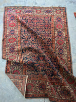 4’3 x 6’3 Antique Persian Malayer (#1384) - Blue Parakeet Rugs