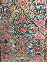 3’1 x 15’9 Antique Persian Camel Hair Serab Runner #2406ML - Blue Parakeet Rugs