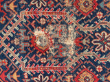 3'8 x 12'6 Antique Persian Runner #1302 / 13 foot vintage runner - Blue Parakeet Rugs