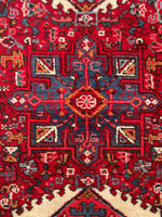 5’2 x 12’8 Vintage Persian Gharajeh Runner #2353 / 5x13 Vintage Runner - Blue Parakeet Rugs