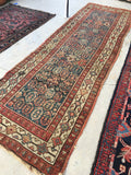 3’6 x 10’10 Antique Caucasian Runner (#834) - Blue Parakeet Rugs