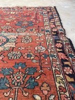 2’7 x 3’11 Antique Persian Scatter Rug #2611 - Blue Parakeet Rugs