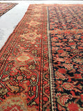 4’3 x 6’1 Antique Persian Senneh (#1383) - Blue Parakeet Rugs