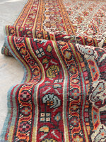 6x9 Antique Persian Paisley Mahal Rug #2182 - Blue Parakeet Rugs