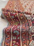 6x9 Antique Persian Paisley Mahal Rug #2182 - Blue Parakeet Rugs