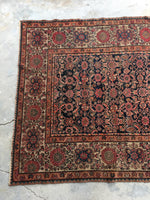 4’3 x 6’3 Antique Persian Malayer (#1384) - Blue Parakeet Rugs