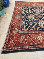 8’4 x 9’10 Antique Persian Sultanabad Mahal (#2400ML) - Blue Parakeet Rugs
