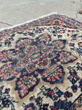 1’10 x 2’9 Antique Persian Scatter rug #2502 - Blue Parakeet Rugs