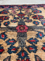 2’3 x 2’9 Antique Lilihan #2422 / Antique Oriental Rug Runner - Blue Parakeet Rugs