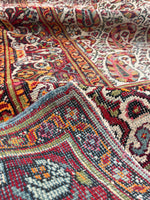 6x9 Antique Persian Paisley Mahal Rug #2182 - Blue Parakeet Rugs