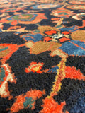 4’4 x 6’5 Antique Persian rug #2694 - Blue Parakeet Rugs