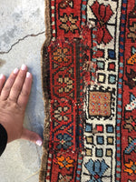3'5" x 15'3" NW Persian Runner #2271 - Blue Parakeet Rugs