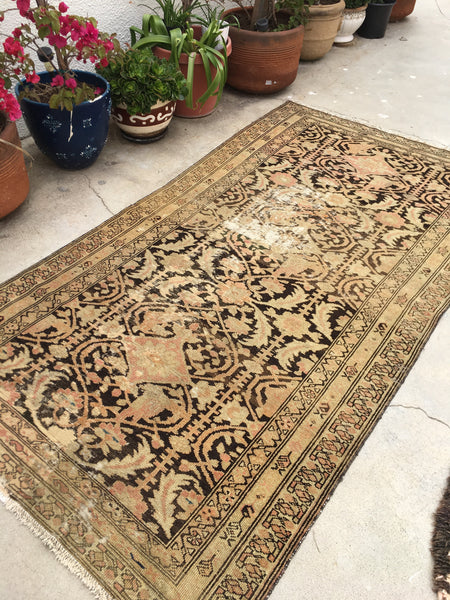 3’9 x 7’1 Antique Malayer (#558ml) - Blue Parakeet Rugs