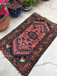 2’8 x 4’3 Antique Kurdish rug (#560) at Anthropologie - Blue Parakeet Rugs